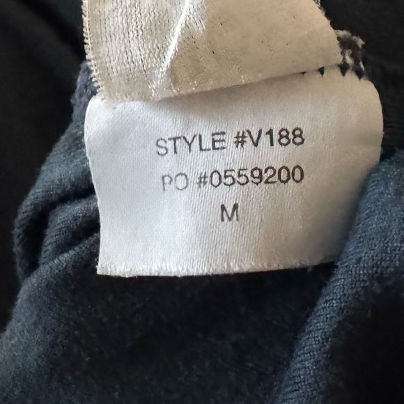 Vuori Strato Tech Polo Shirt Henley Med Blue Short Sleeve Classic Golf Casual - Picture 9 of 9